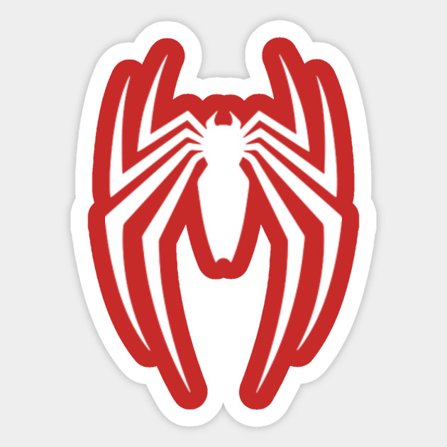 Spiderman Ps4 Logo - Spider Man - Sticker | TeePublic
